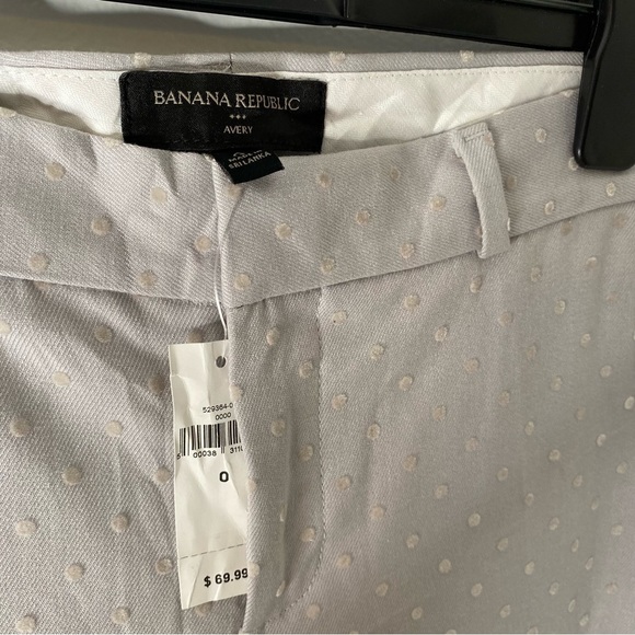 Banana Republic Avery Grey Straight Leg Pants NWT - Picture 7 of 8